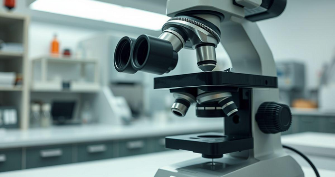 Microscópio binocular é a ferramenta essencial para profissionais e estudantes de ciências Microscópio binocular é a ferramenta essencial para profissionais e estudantes de ciências